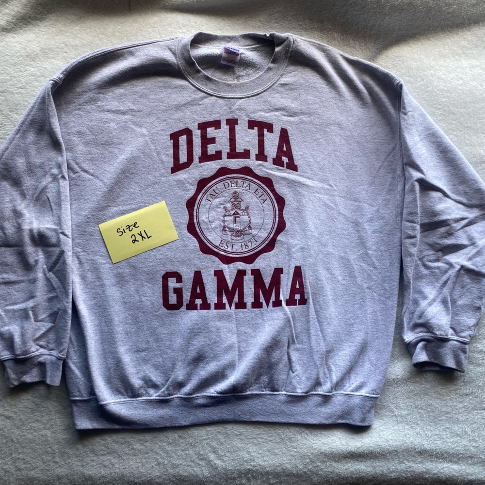 Delta Gamma Grey Sweatshirt